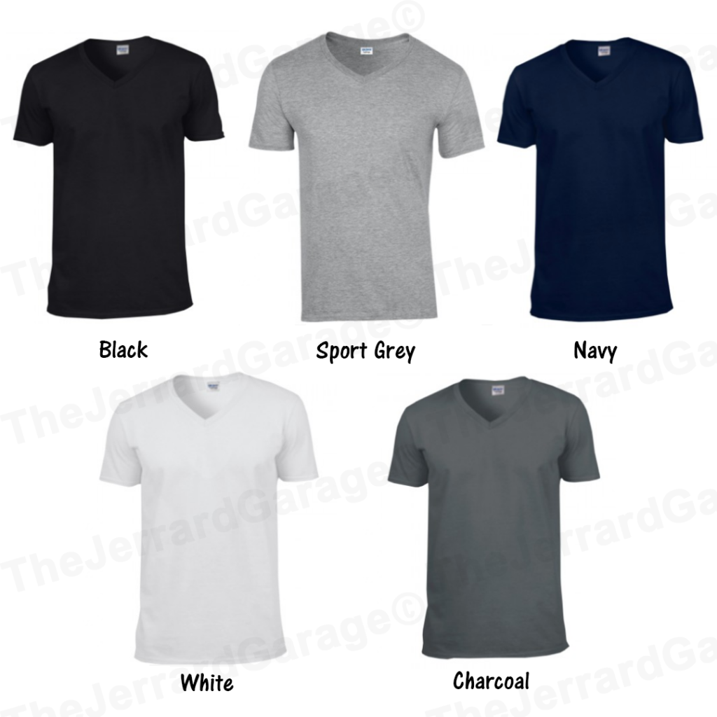 Gildan Softstyle V-Neck Cotton Shirt | TJG Print