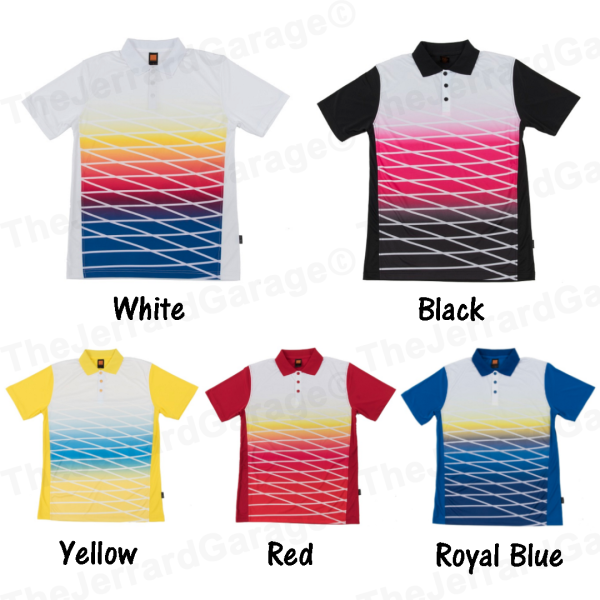 QD47 Sublimation Colour Dri Fit Polo T-Shirt