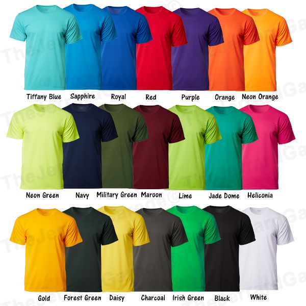 dry fit shirt colors