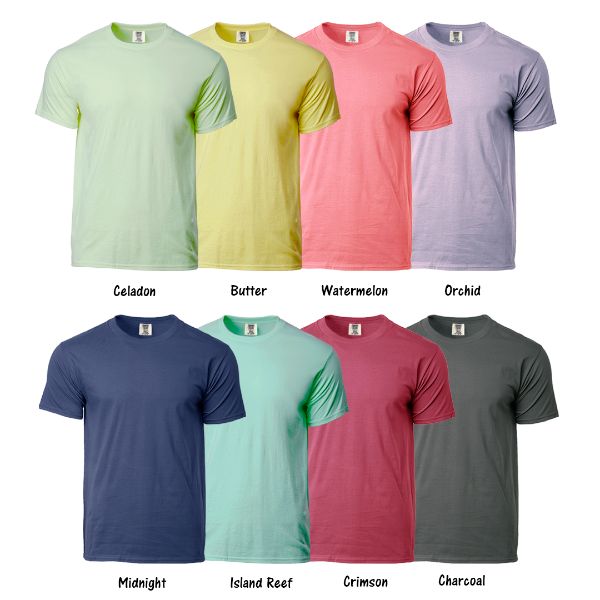 Comfort Colors Cotton Round Neck Short Sleeve T-Shirt
