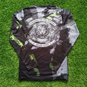 Sublimation Printing on Long Sleeve Dri Fit Shirt