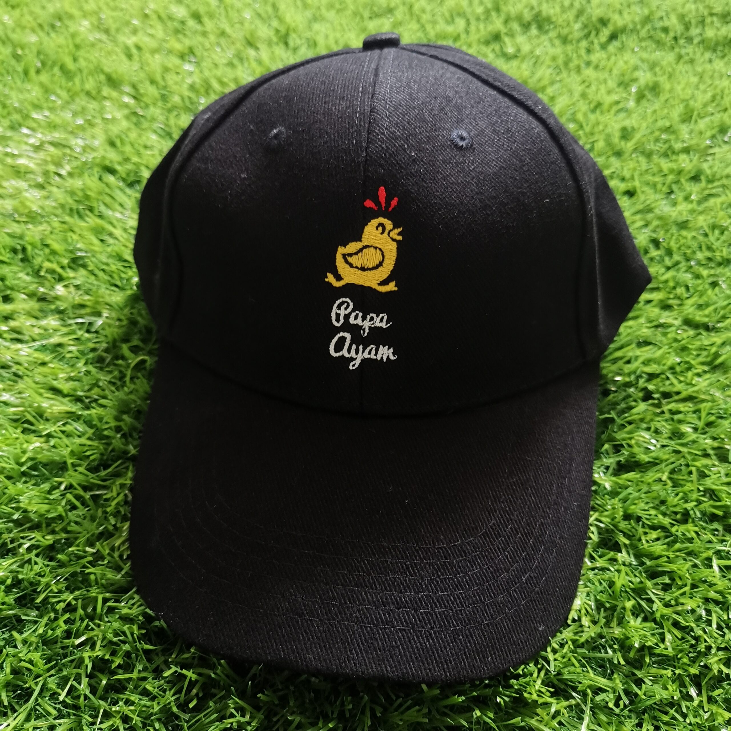 Papa Ayam Caps with Embroidery