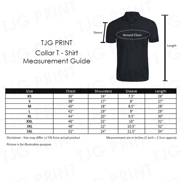 QD53 Size Chart