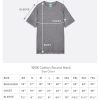P901 Panbasic Cotton T-Shirt Size Chart