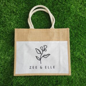 A4 Canvas Tote Bag (8oz) Custom Logo Printing Singapore