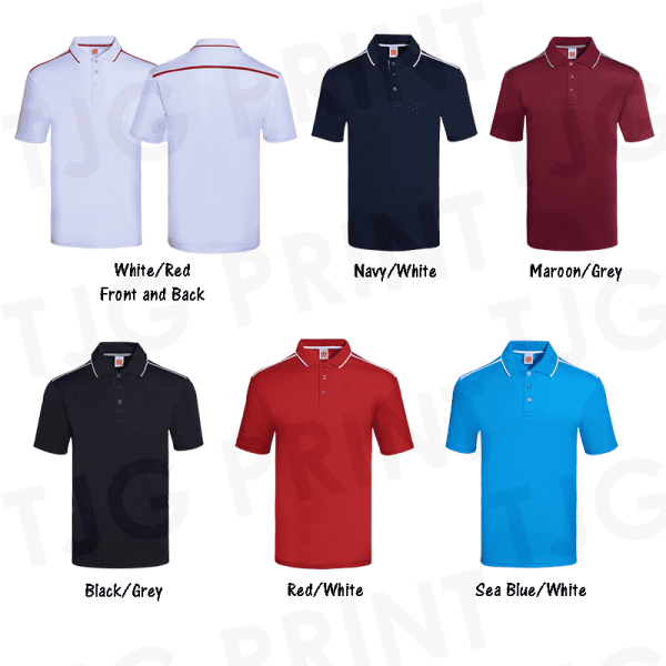 QD64 Multi-Tone Polo T-Shirt