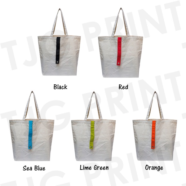 CB08 A3 Foldable Natural Cotton Canvas Tote Bag (10oz)
