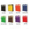 NW10 Two Tone Non-Woven Bag with Front Zipper Pocket