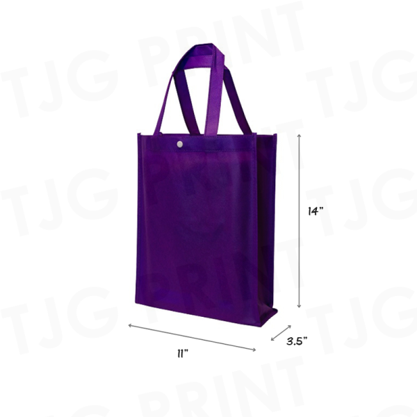 NW26 A4 Size Non-Woven Bag with button size