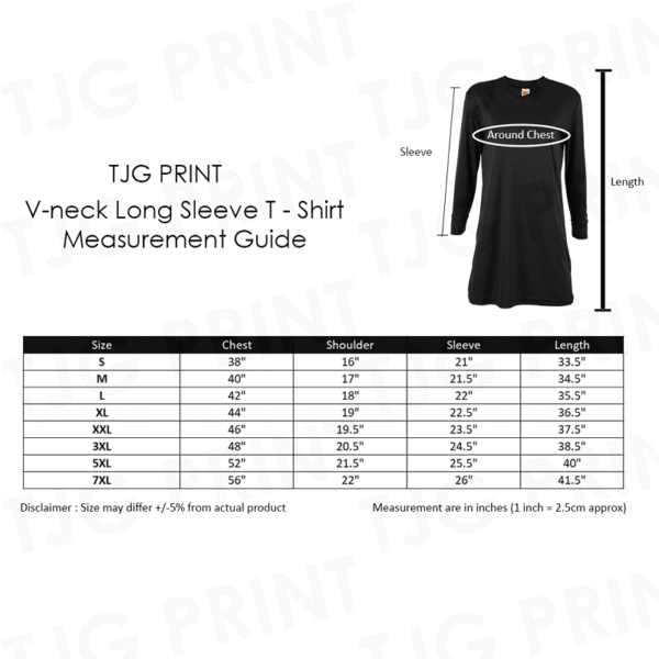 SK05 Size chart