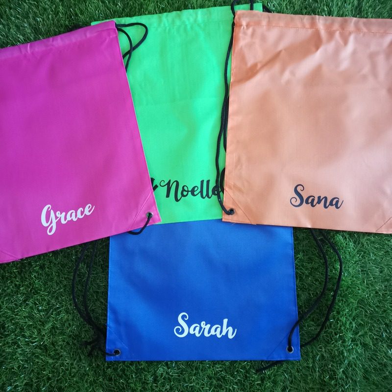 Drawstring Bags Corporate Gift Example