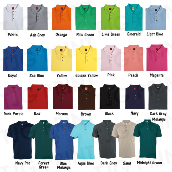 Honeycomb Polo T Shirt TJG Print