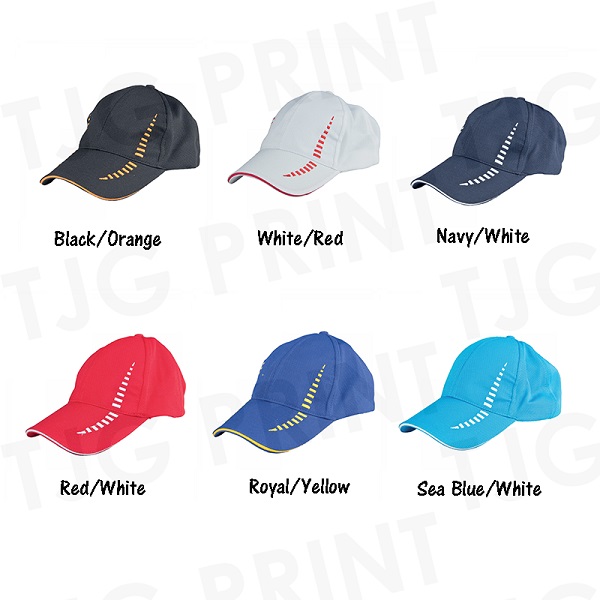 CP18 Polyester Baseball Cap 6-Panel