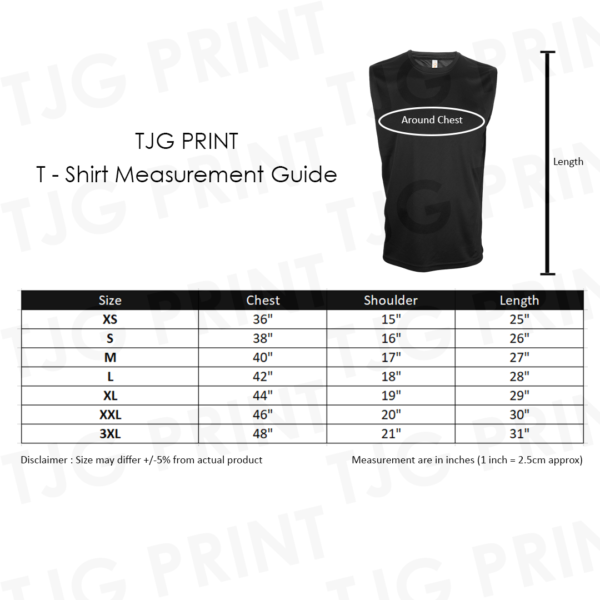 QD73 Size chart