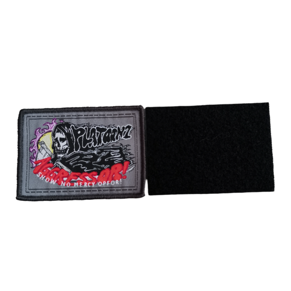 Woven Patches Velcro Backing Example (2)