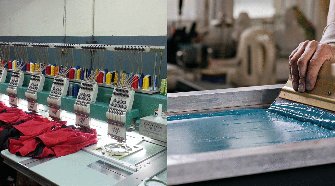 Embroidery VS Silkscreen Printing – Which is more professional?