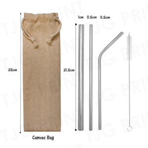 CE23 Stainless Steel Straw Set