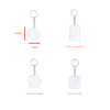 KC Acrylic Keychain Size
