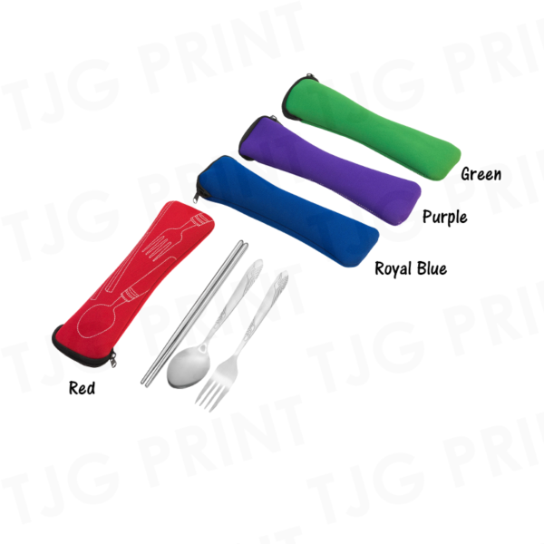 CE01 Stainless Steel Cutlery with Pouch