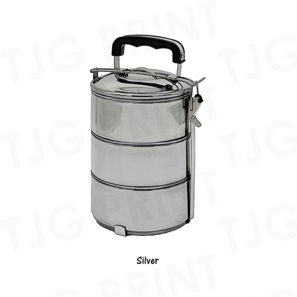 CE77 Stainless Steel Tiffin Food Container 1800ml
