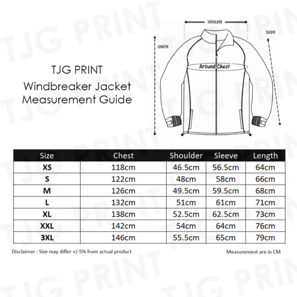 WB07 Size Chart