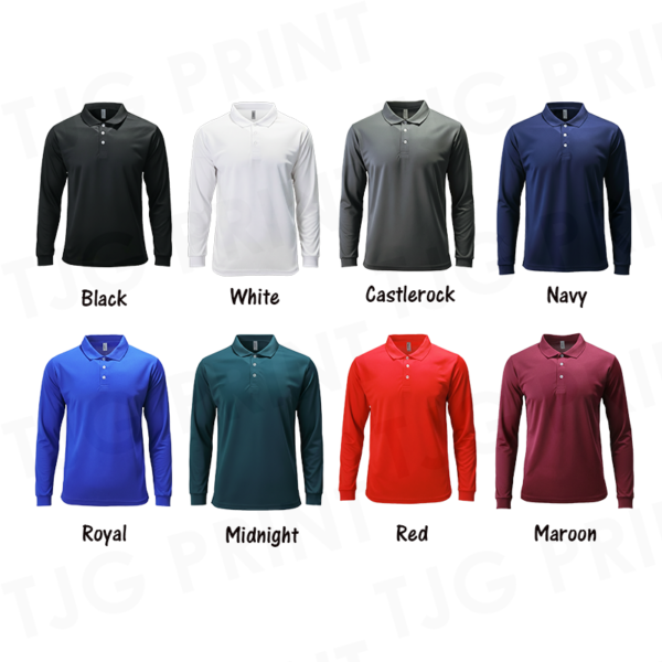 CRP80400 DRYtec Long Sleeve Polo T-Shirt