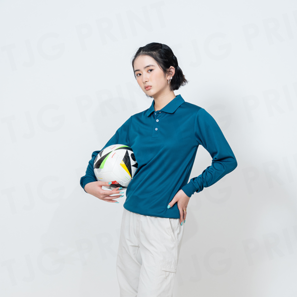CRP80400 Midnight Long Sleeve Polo Model