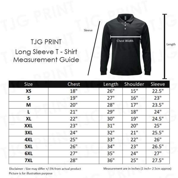 CRP80400 Size Chart