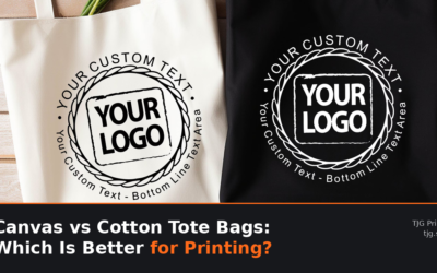 Canvas vs Cotton Tote Bags: Which Is Better for Custom Printing?