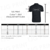 QD92 Sublimation Polo Size Chart