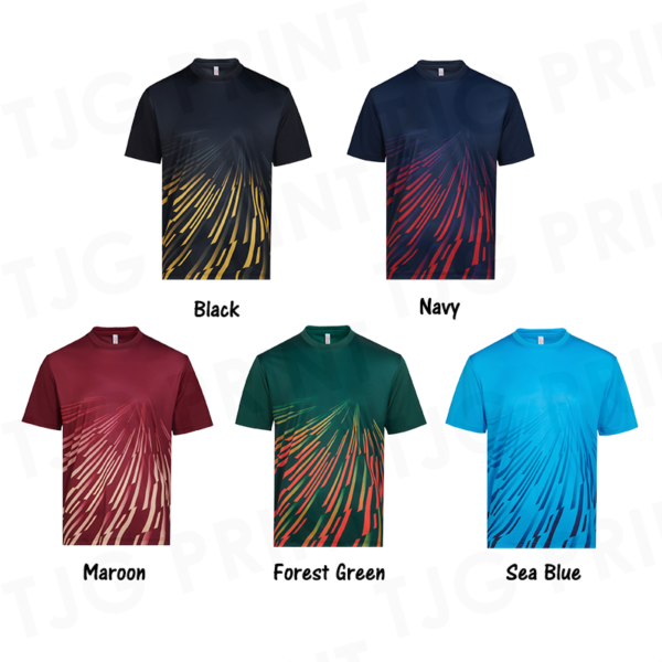 QD95 Multi-Tone Dri Fit Sublimation T-Shirt