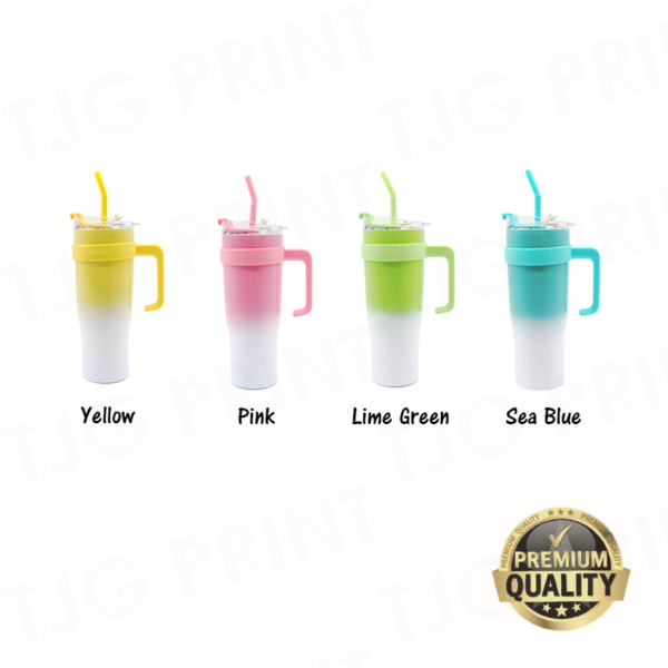 AM65 Tumbler Mug with Straw 1200ml