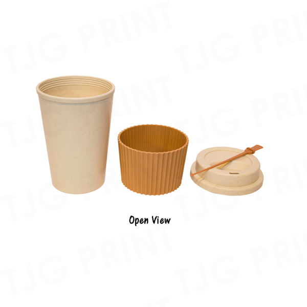 CE66 Wheat Fiber Cup Open View