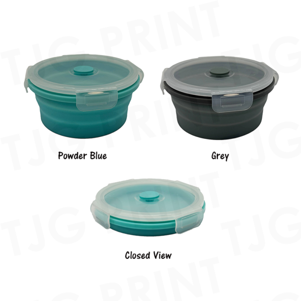 CE80 Silicone Collapsible Food Container