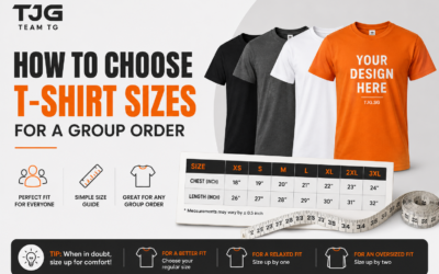 How to Choose T-Shirt Sizes for a Group Order